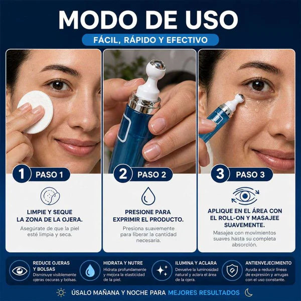 Eyelifth® ✨Serum de Cafeina al 5% 🫘 🧪 Recupera tu mirada y vuelve a darle vida a tu rostro 👁️❄️