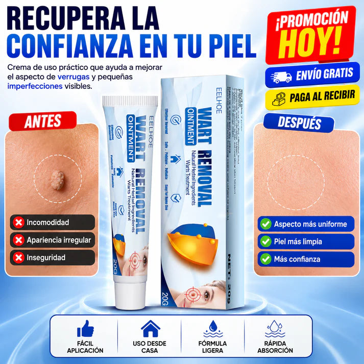 ✨ VerriClear™ – Crema Avanzada para Eliminar Verrugas
