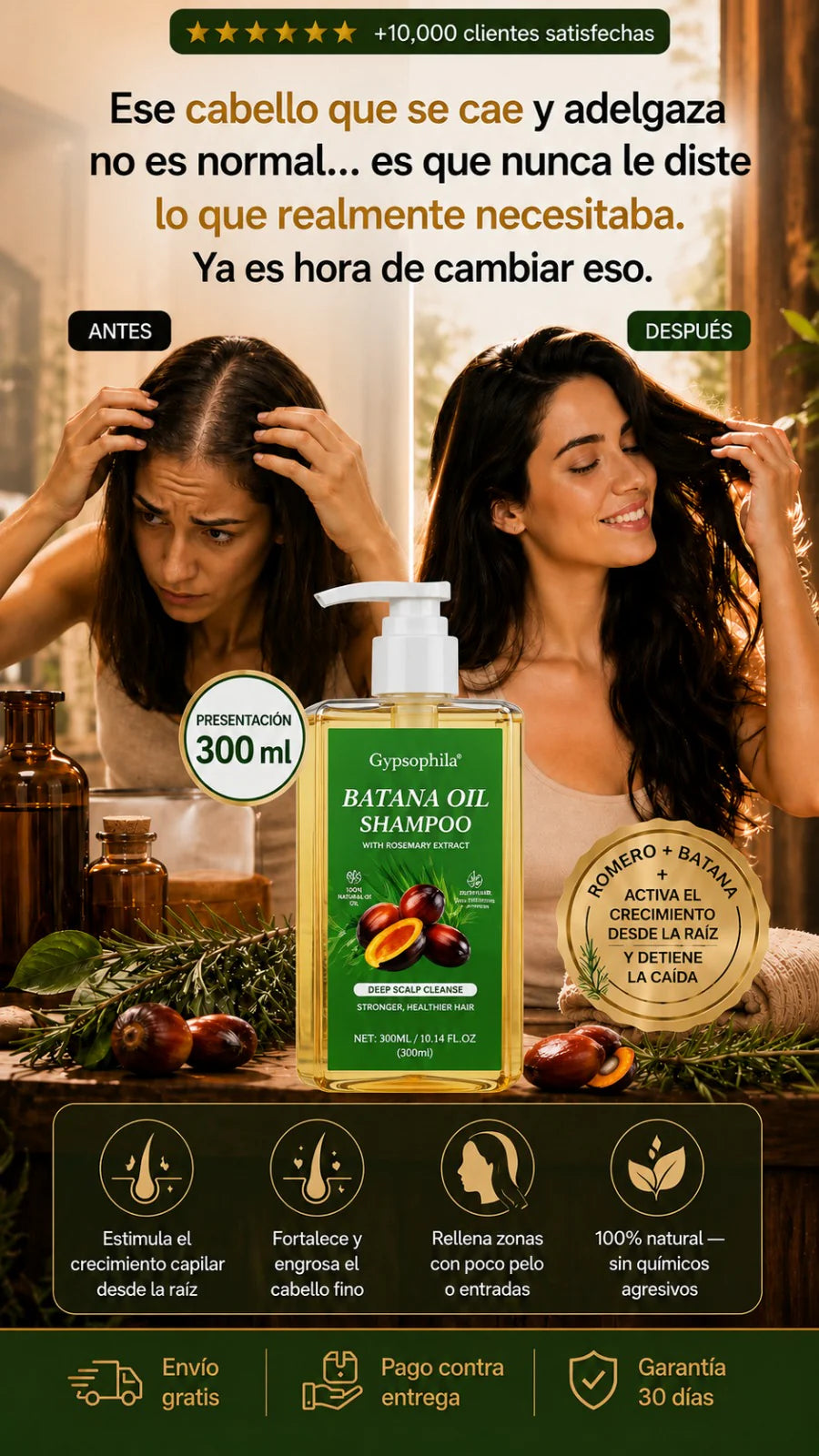 BatanaLift® ✨ Shampoo de Batana al Romero 🌰🌿